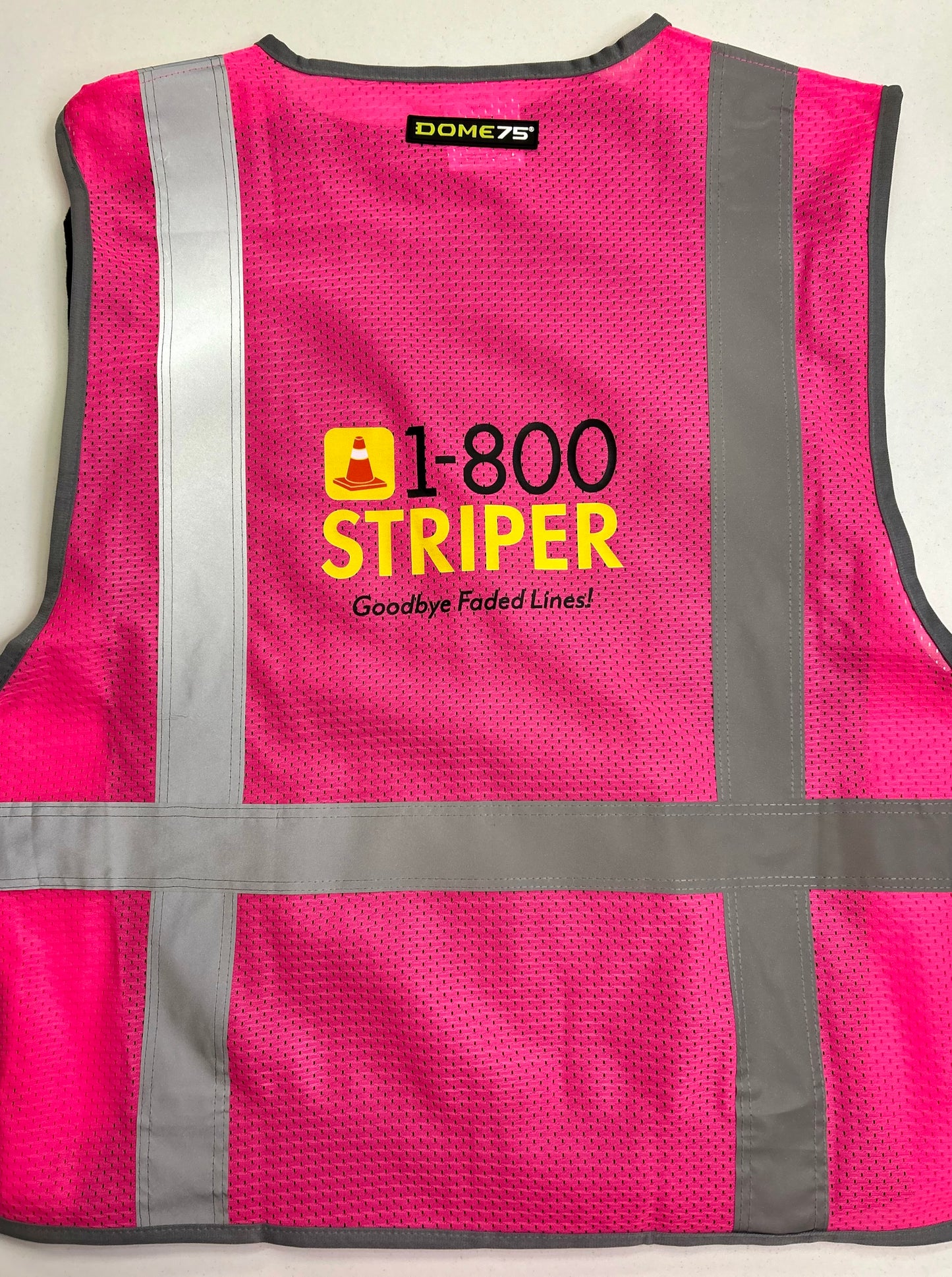 1-800-STRIPER Safety Vest - Pink