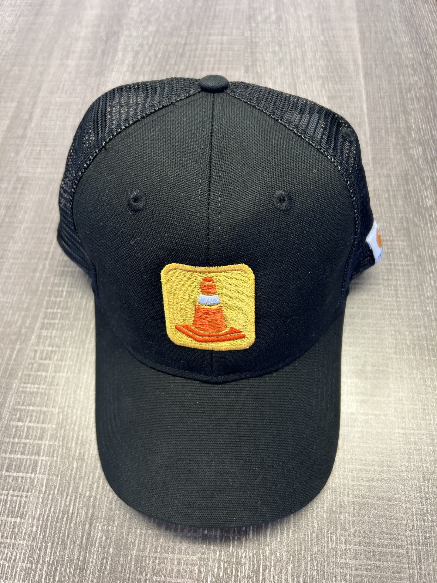 Baseball Cap with Embroidered Cone Logo