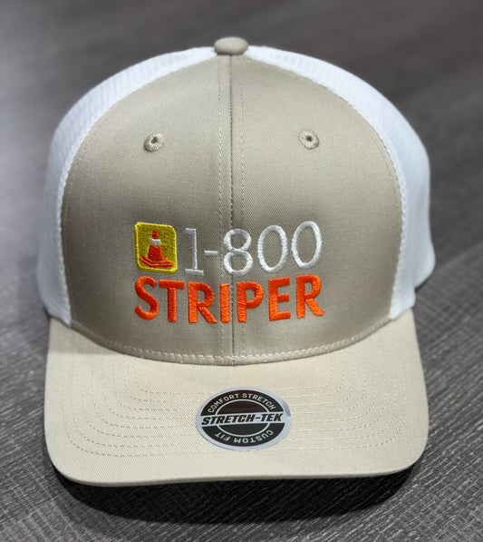 Trucker Cap with 1-800-STRIPER Embroidered Logo